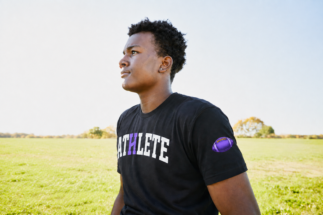 Hype ATHLETE Football Jersey Tee | Custom Name &amp; Number