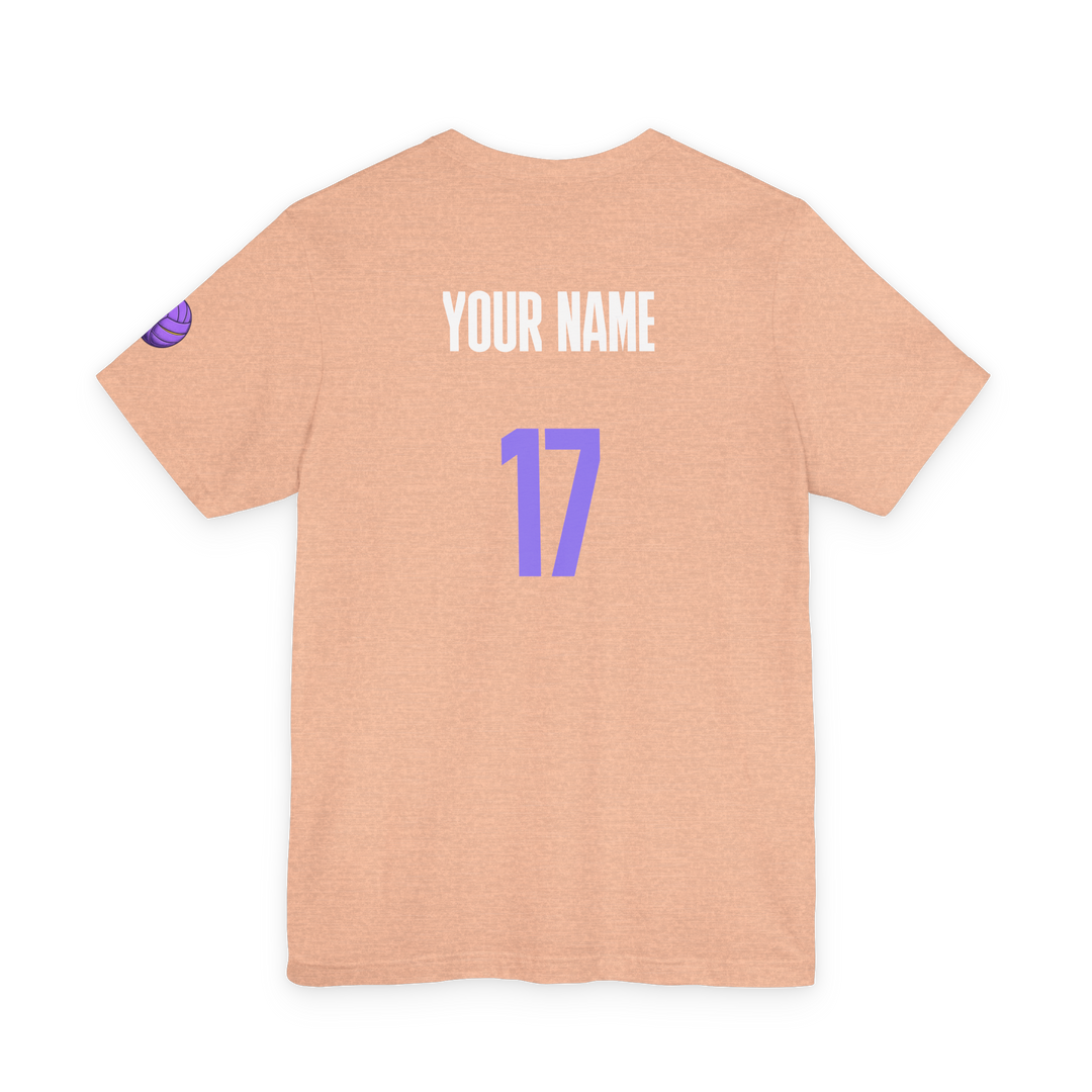 Hype ATHLETE Volleyball Jersey Tee | Custom Name &amp; Number