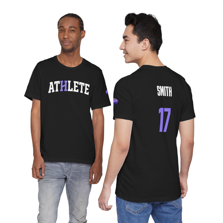 Hype ATHLETE Football Jersey Tee | Custom Name &amp; Number