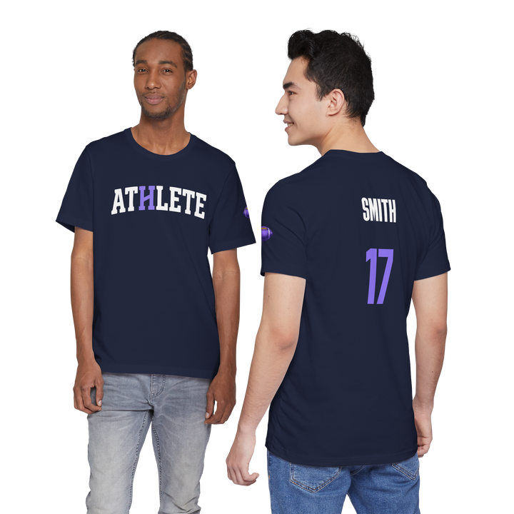 Hype ATHLETE Football Jersey Tee | Custom Name &amp; Number