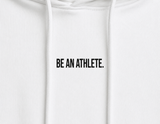 HYPE BE AN ATHLETE. Hoodie White – Detail